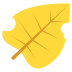 fallen leaf on platform EmojiTwo