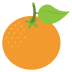 tangerine on platform EmojiTwo