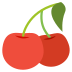 cherries on platform EmojiTwo
