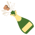 champagne on platform EmojiTwo