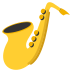saxophone on platform EmojiTwo
