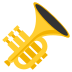 trumpet on platform EmojiTwo