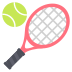 tennis on platform EmojiTwo