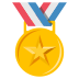 sports medal on platform EmojiTwo