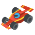 racing car on platform EmojiTwo