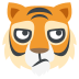 tiger face on platform EmojiTwo