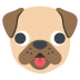 dog face on platform EmojiTwo