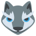 wolf on platform EmojiTwo