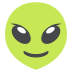 alien on platform EmojiTwo