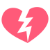 broken heart on platform EmojiTwo