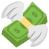 money with wings on platform EmojiTwo
