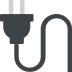 electric plug on platform EmojiTwo