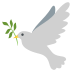 dove of peace on platform EmojiTwo