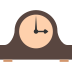 mantelpiece clock on platform EmojiTwo