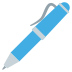 lower left ballpoint pen on platform EmojiTwo