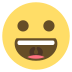 grinning on platform EmojiTwo