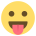 stuck out tongue on platform EmojiTwo
