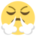 face with steam from nose on platform EmojiTwo