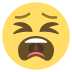 tired face on platform EmojiTwo