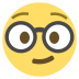nerd face on platform EmojiTwo