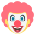 clown face on platform EmojiTwo