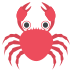 crab on platform EmojiTwo