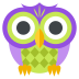 owl on platform EmojiTwo