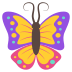 butterfly on platform EmojiTwo