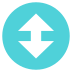 up-down arrow on platform EmojiTwo