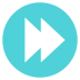 fast-forward button on platform EmojiTwo
