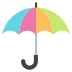 umbrella on platform EmojiTwo