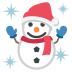 snowman on platform EmojiTwo