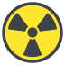 radioactive sign on platform EmojiTwo