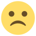 frowning face on platform EmojiTwo