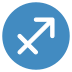 Sagittarius on platform EmojiTwo