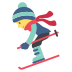 skier on platform EmojiTwo