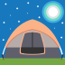 tent on platform EmojiTwo