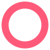 hollow red circle on platform EmojiTwo