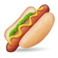 hotdog on platform Emojipedia