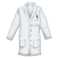 lab coat on platform Emojipedia