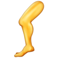 leg on platform Emojipedia