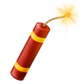 firecracker on platform Emojipedia