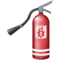 fire extinguisher on platform Emojipedia