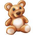 teddy bear on platform Emojipedia