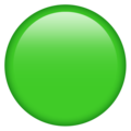  Green Circle Emoji Meaning Info Stats EmojiKitchen
