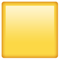 yellow square on platform Emojipedia