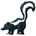 skunk on platform Emojipedia