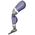 mechanical leg on platform Emojipedia