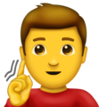 deaf man on platform Emojipedia