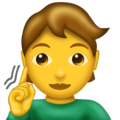 deaf person on platform Emojipedia